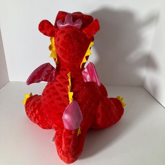 Fengtuo International Dragon Plush Red‎ Gold 11 x 12" - Picture 4 of 8
